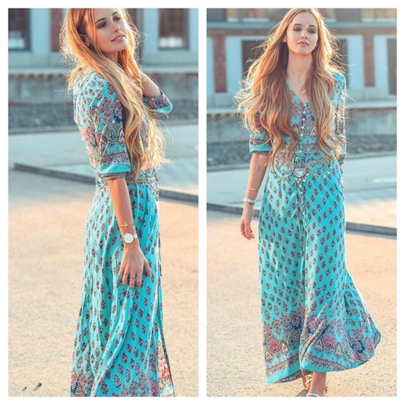 SUMMER BOHO PRINT BEACH DRESS 🏖 - Picture 3 of 8